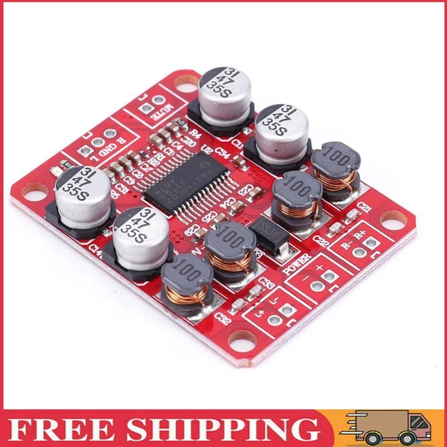 TPA3110 Scheda amplificatore audio digitale DC 8-26V 12V 15W+15W Scheda amplificatore di potenza