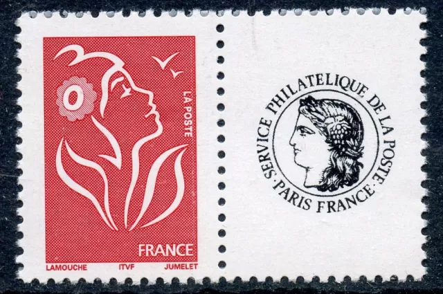 Timbre France Neuf Personnalise N° 3741A ** Marianne Lamouche Logo Ceres