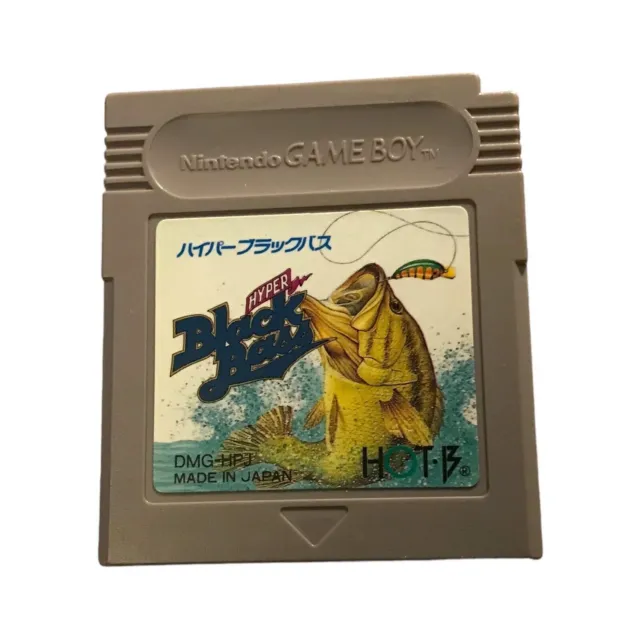 BLACK BASS LURE Fishing 1992 Nintendo Game Boy Japan Import DMG