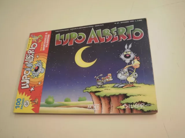 Lupo Alberto Numero 63  Edizioni Acme Originale Del 1990  In Ottimo Stato