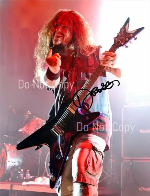 Dimebag Darrell Signed Photo 8X10 Rp Autographed Picture Pantera