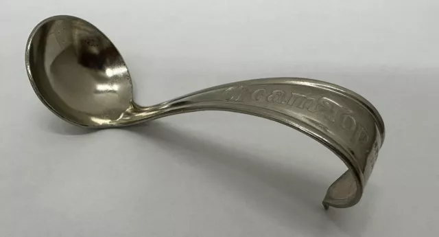 Cream Top Curved Ladle / Spoon Patent 1924 / 1925
