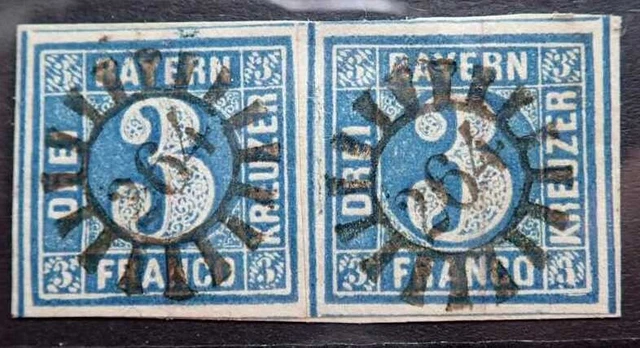 Bayern Fantastische Mühlrad Stempelsammlung Offen/Geschlossen Über 500 St.+Luxus