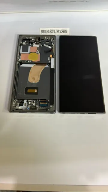 Genuine  LCD Display For Samsung Galaxy S23 Ultra (S918) - Green Grad A