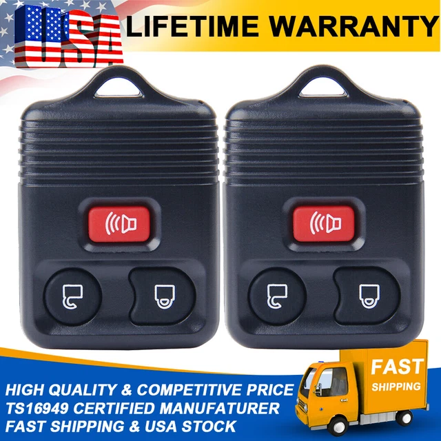2X For Ford F150 F250 F350 2005 2006 2007 2008 2009 2010 2011 Remote Car Key Fob
