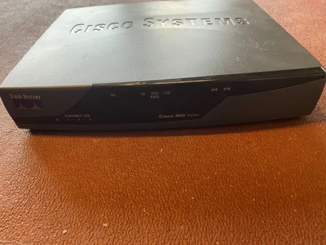 Cisco877-M-K9 Adsl Router With Psu Free Uk Shipping