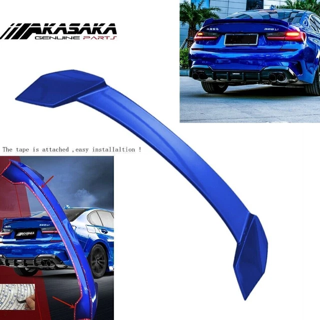 1 pz labbro splitter bagagliaio posteriore blu per BMW G20 G28 330i M340i 2019-2020 M Sport