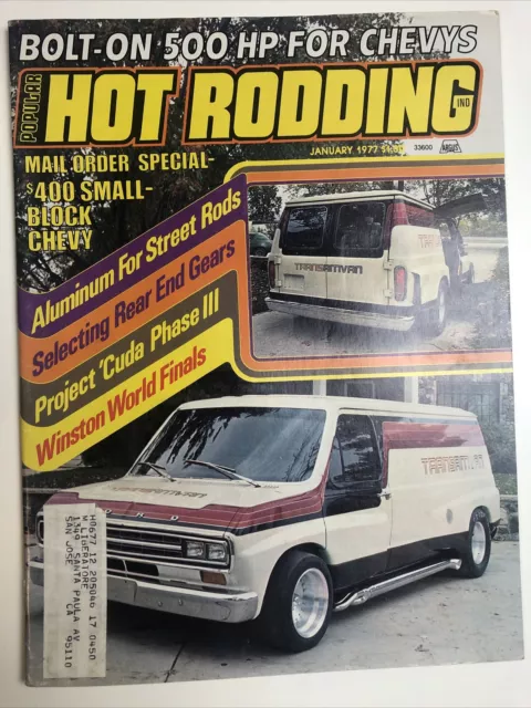 Popular Hot Rodding Magazine Volume 17 Number 1 January 1977