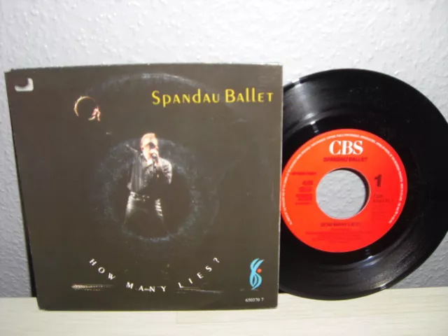 Schallplatte 7"/ SPANDAU BALLET >HOW MANY LIES? / COMMUNICATION (LIVE)< Vinyl