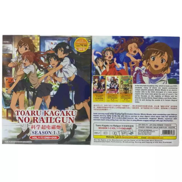 Anime - Toaru Kagaku No Accelerator Vol. 1-12 End English Dubbed