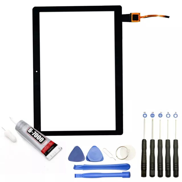 VITRE TACTILE POUR Lenovo TAB M10 TB-X505/X505F/X505X/X505L NOIR +OUTILS +COLLE