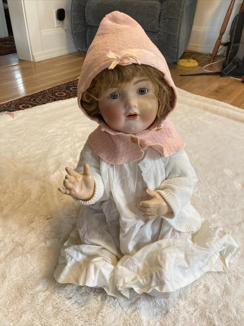 Vintage Porcelain Doll Armand Marseille 990 A 16 M Baby Child Antique 24”