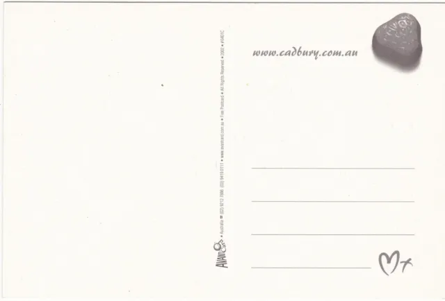 V06401c Australia Avant Card #6401c Cadbury Chocolates postcard 2