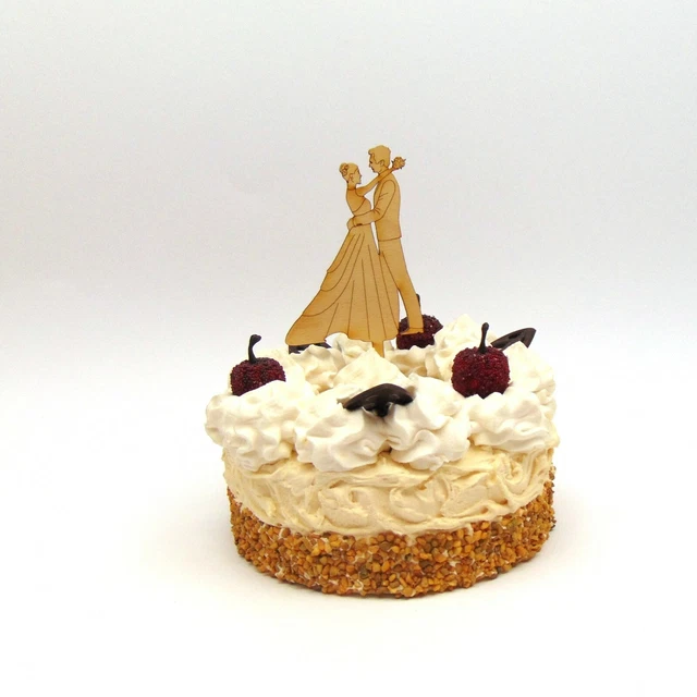 YILANJIN Figurine Di Matrimonio, 4 Pezzi 6 Cm Decorazione Per Torta Per