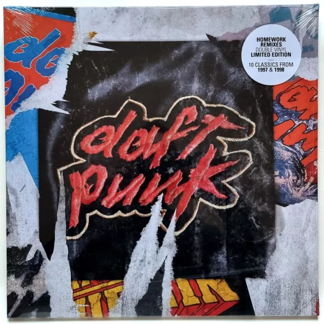 Daft Punk, Homework Remixes, Limited Edition, 140 Gram, Double Vinyl, LP,  Daft Life, 2022