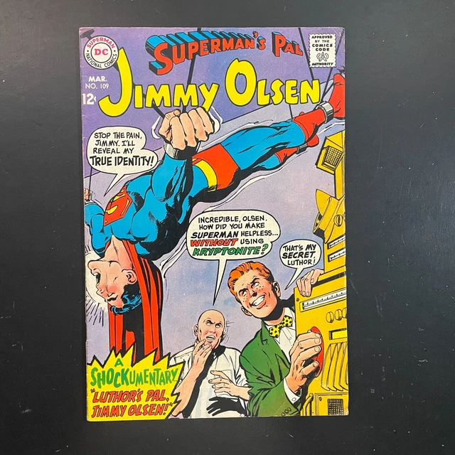 Superman's Pal Jimmy Olsen 109 Neal Adams Silver Age Bates Costanza DC 1968