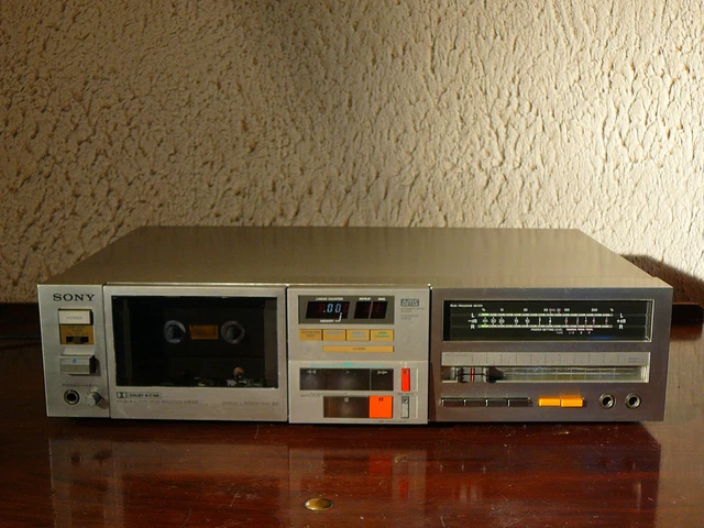 Magnétophone Cassette Sony TC-188SD Stéréo - Vintage - Pour Pièces Détachées (ne Fonctionne Pas)