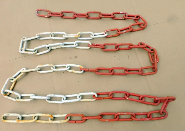 alte Eisenkette Kette 💥 Eisen Stahlkette ca 2,5 m 💥 Eisen Gliederkette  💥