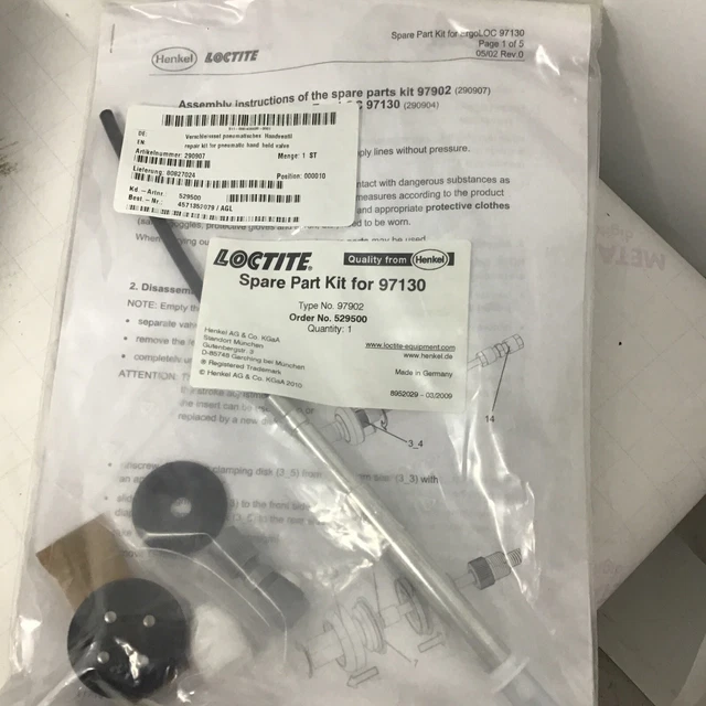 Loctite Valvola Eroga Portatile 97130 Kit Ref189 Loctite Valvola Eroga Portatile 97130 Kit Ref189