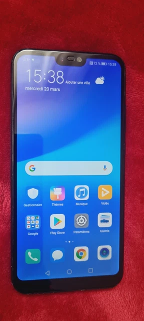SMARTPHONE HUAWEI P20 Lite ANE-LX1 64Go 4Go - 5.84- Noir -Dual Sim