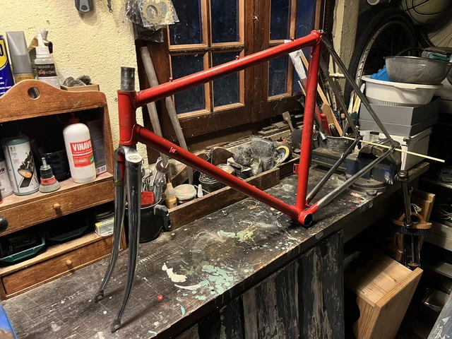 Telaio Bici Corsa Scapin 1982  Acciaio Columbus SL 27,2 vintage epoca eroica