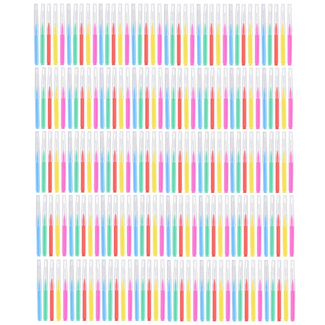 100 Pièces Brosses Interdentaires Soie  -Dents Orthodontiques B0A2