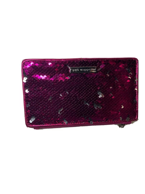 Madden Girl Sequined Wallet w/ Zippered Pocket and Six Card Slots
