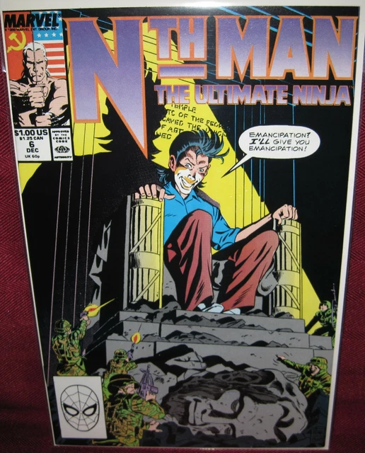 Nth Man The Ultimate Ninja #6 Marvel Comic 1989 Fn