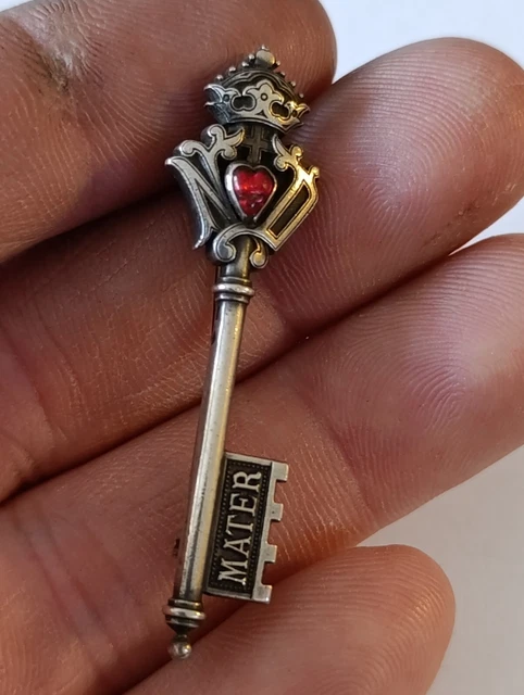 BROCHE ANCIENNE EN Argent Massif Pieces De Louis Xv 1/10 Ecu Au Bandeau 1746 T EUR 15,00 - FR