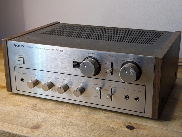Amplificateur Stéréo Intégré Sony TA-117 - Élément De Mini Chaîne HiFi FH-110W, Occasion