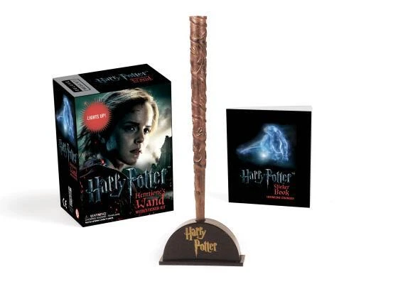 Harry Potter Hermione's Wand with Sticker Kit: Lights Up! (RP Minis) Running