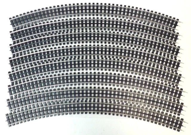 GarGraves Sectional Track 72" Curves w/Plastic Ties Set of 8