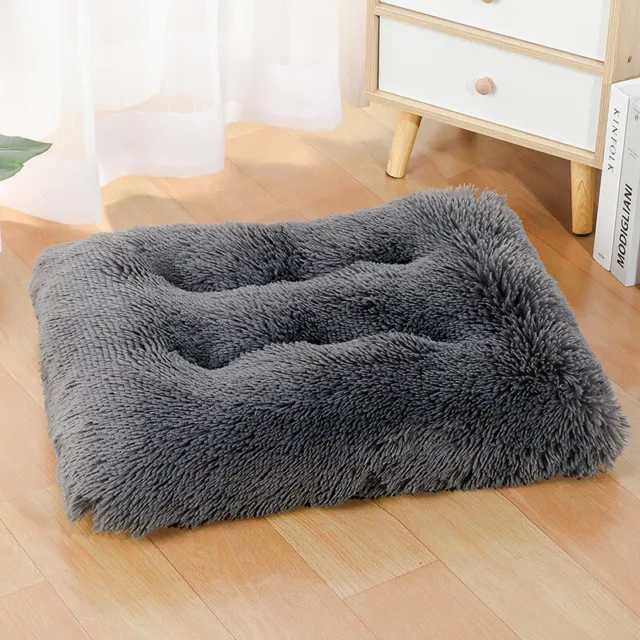 Anti Anxiety Comfy Calming Large Dog Cat Beds Cushion Mat Pet Plush Puppy Beds