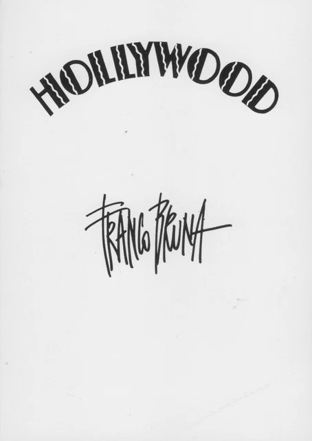 Franco Bruna - 9 Cartoline Hollywood 10x15  - Ottimo stato