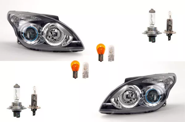 Scheinwerfer Set Halogen passend für Hyundai i30 07/10-11/11 Leuc. Links Rechts