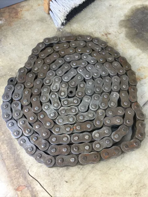Renold BL-800 fork lifting chain 28 link  17’ slightly used