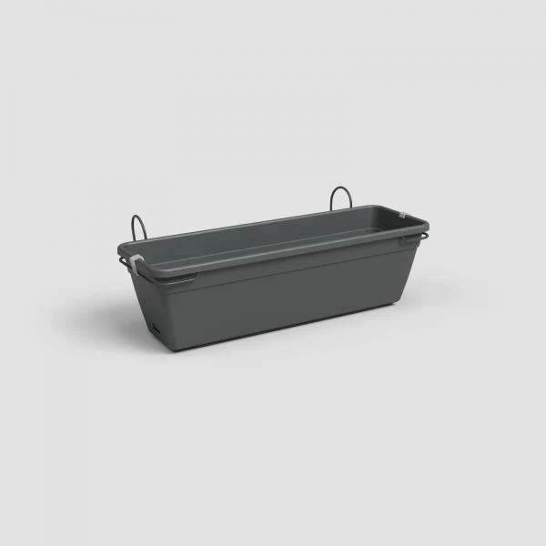 Fioriera ARTEVASI Venezia Con Riserva D'acqua E Supporto In Plastica Bianco H 10 Cm L 12 X L 30 Cm 35888860