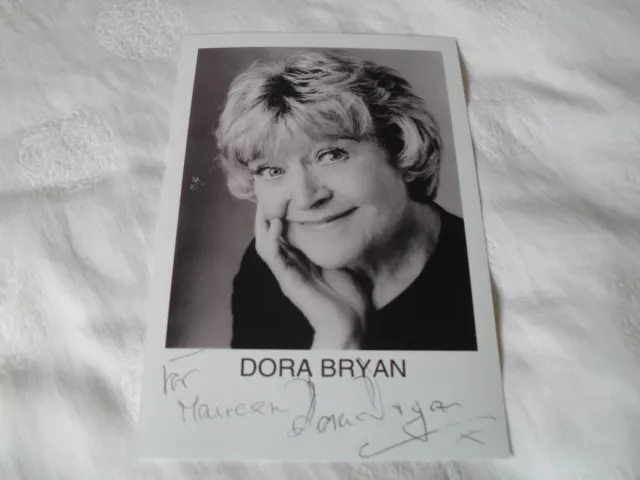 DORA BRYAN - Autographed photo signed by Dora Bryan CARRY ON films etc'