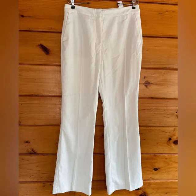 ZARA WOMAN NWT SS23 OYSTER WHITE HIGH-WAISTED PANTS ALL SIZES 7901/532