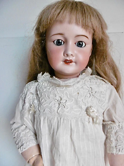 Poupée Ancienne Tête Biscuit SFBJ – Moule 60, 26 Cm, Boulogne-sur-Mer (France)