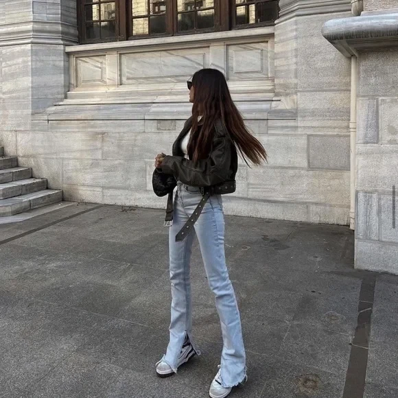 1975 slim flare jeans zara