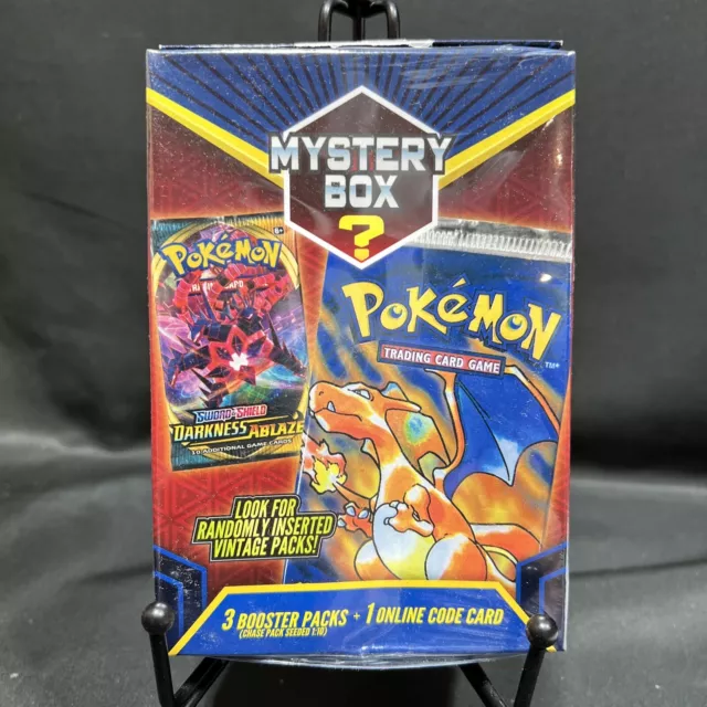 Pokemon Mystery Hanger Box MJ Holding 3 Booster Packs Vintage Packs Seeded 1:10