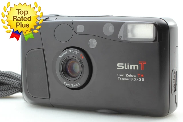 NEAR MINT] KYOCERA Slim T Yashica T4 Point & Shoot 35mm Film