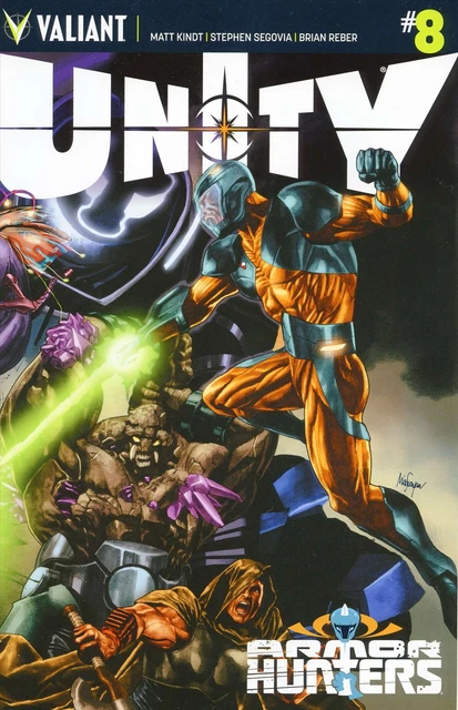 Unity (2nd Series) #8 VF/NM; Valiant | Matt Kindt Armor Hunters - we combine shi