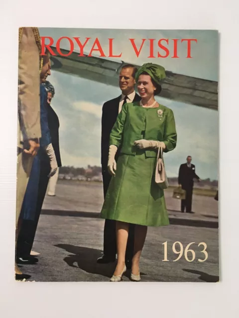 Royal Visit 1963 Souvenir Paperback Book - Queen Elizabeth II Visit to Australia