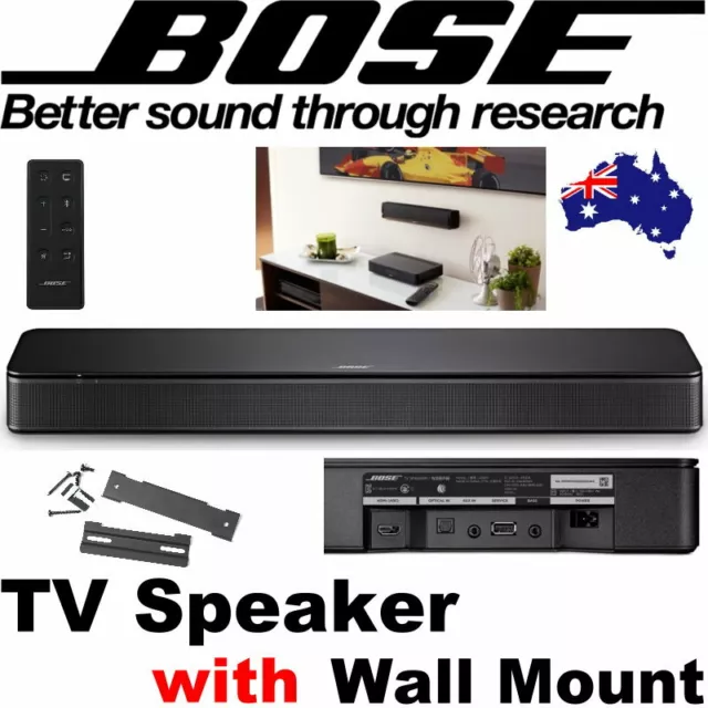 BOSE Solo Soundbar Series 2 Bluetooth TV Speaker with Remote, Wall Mount Kit