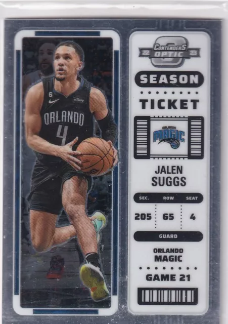 Panini Contenders Optic 2022-23 Basketball NBA No 44 Jalen Suggs Season Ticket