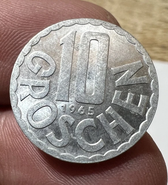 Coin - Austria 🇦🇹- 10 Groschen 1965 #6B