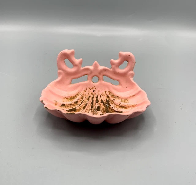 Porte Savon En Fonte Émaillé VINTAGE