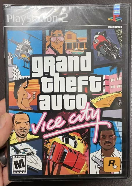 Grand Theft Auto: Vice City 1ST PRINT (PlayStation 2, PS2) New, Factory  Sealed